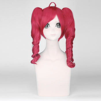 Dark red short pigtail cosplay wig only at Smart Wigs Sydney NSW